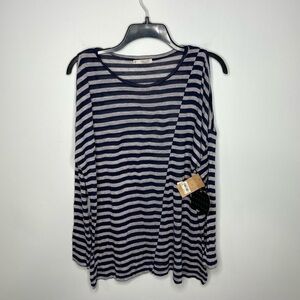 NWT Rachel rachel toy cold shoulder top size large